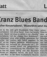 thumbnail Peter Kranz Blues Band groovt in der DESTILLE, Samstag 13. März 2010 ab 20.30 Uhr